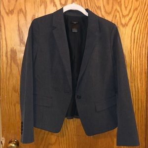 Ann Taylor Factory Heather Grey Blazer 8P